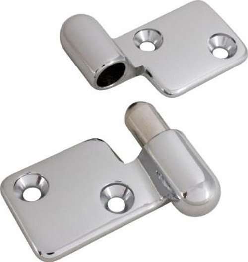 Chrome Brass TAKE-APART Hinge RIGHT (204279-1)