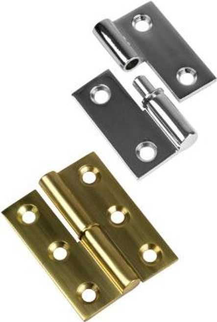 Chrome Brass H Hinge 1-1/2X1-1/2 L (204510L-1)