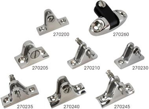 Stainless Steel 90DG DECK Hinge RMVBL PIN (270210-1)