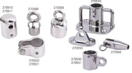 Stainless Steel STANCHION CAP 1" (270511-1)