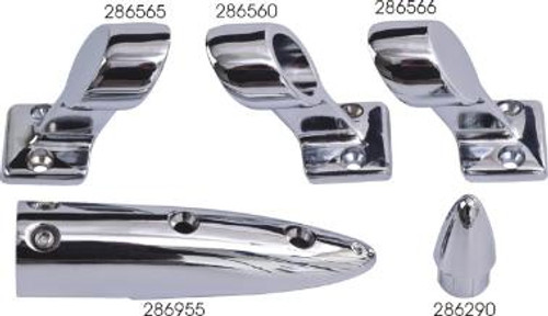 Chrome Zinc 60DG CENTER - 7/8" (286560-1)