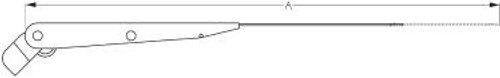 Wiper ARM ADJSTBL 11-14/Stainless Steel (413054B-1)