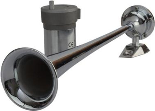 Chrome Plated Trumpet Air Horn - Sea-Dog Line (432510-1)