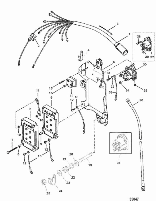 Switchbox Assembly - Quicksilver (7778A14)