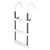 4-Step Andz Aluminum Gunwale 11" Hook Ladder (DMT4A-11)