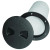 8 VERSA TUBE WITH Black Dock Plate (VT-8-1-DP)