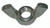 1/4-20 Stainless Steel WING NUT (025CWNTS-1372)