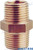 DBL SCREW NIPPLE BRZ 3" (GS30641)