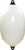 TUFF END FENDER 8X27 WHITE (1185)