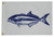 12X18 BLUE FISH FLAG (2518)