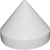 7" DIAMETER PILING CAP WHITE (6200)