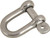 Stainless Steel CAPTIVE D SHACKLE - 5/16" (147128-1)