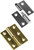 Chrome Brass H Hinge 1-1/2X2 LEFT (204515L-1)