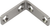 Stainless Steel ANGLE BRACKET 2-3/8" (221310-1)