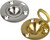 Chrome Brass ROUND LIFT RING-1-5/8 (222460-1)