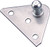 Stainless Steel FLUSH GAS LIFT MOUNT (321583-1)