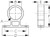 Round POWER SKT/GAUGE MNTNG Bracket (426105-1)