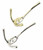 Chrome Brass TRIPLE COAT Hook Large (671520-1)