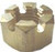 Brass Castle Nut - Marine Machining & Manufacturing (3/4-10 CAST. NUT)