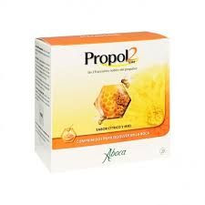 ABOCA PROPOL 2 EMF  20 COMPRIMIDOS BUCODISPERSABLES SABOR CITRICO Y MIEL