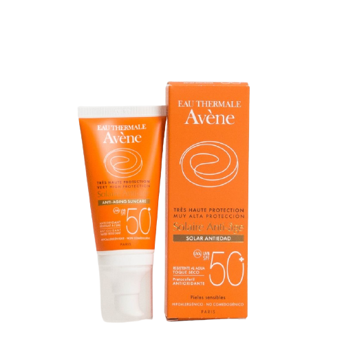 Avene fotoprotector SPF 50+ crema antiedad toque seco 50 mL