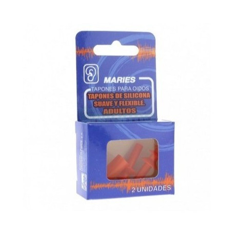 Maries tapones silicona adultos. 2 unidades
