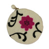 Poppy circle notion bags in white.