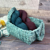 Tisket-Tasket Basket Kit #2 worked up, crochet version