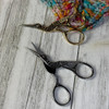 Stork scissors are available in gold and silver options.