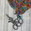 Unicorn scissors can be ordered in steel gray or holographic.