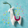 This Llama mini craft kit contains everything you need to make one adorable felt hanging decoration.