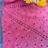 Slice Shawl, up close
