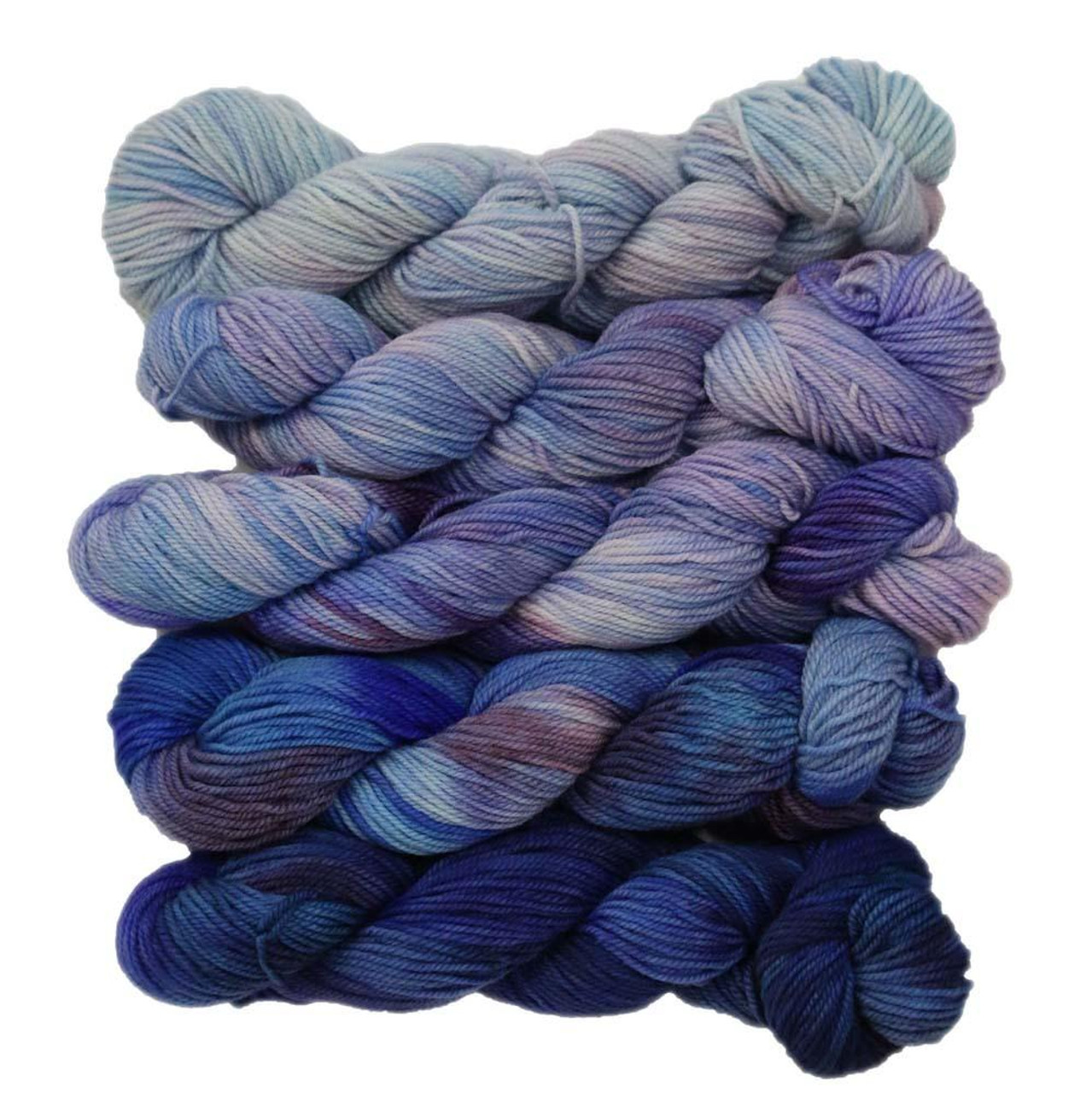 Purple Orchid* Gradient yarn 75/25 Merino/Silk - Fingering - hand dyed  yarns and more