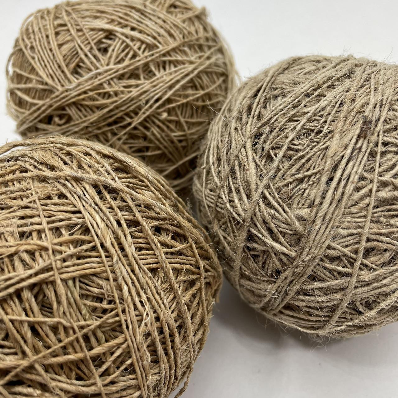 Ramie/silk - nettle/silk - undyed yarn on cone for knitting