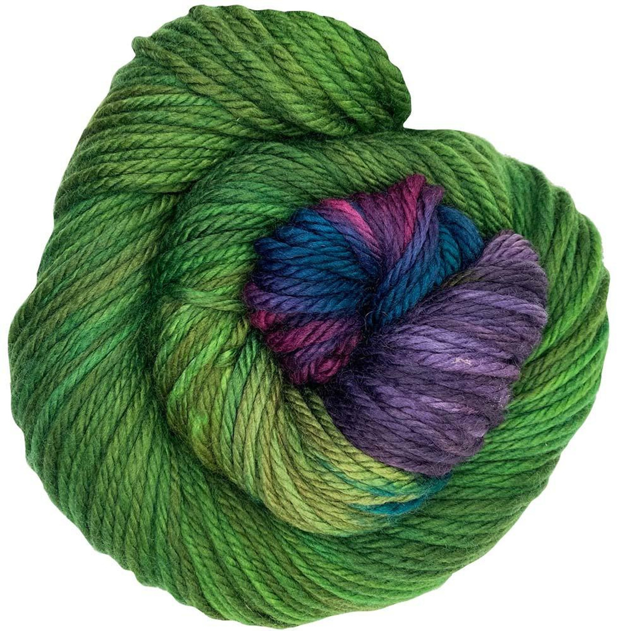 Hand-dyed Yarn @ Wonderland Yarns: TweedleDeeDum bulky, Variegated