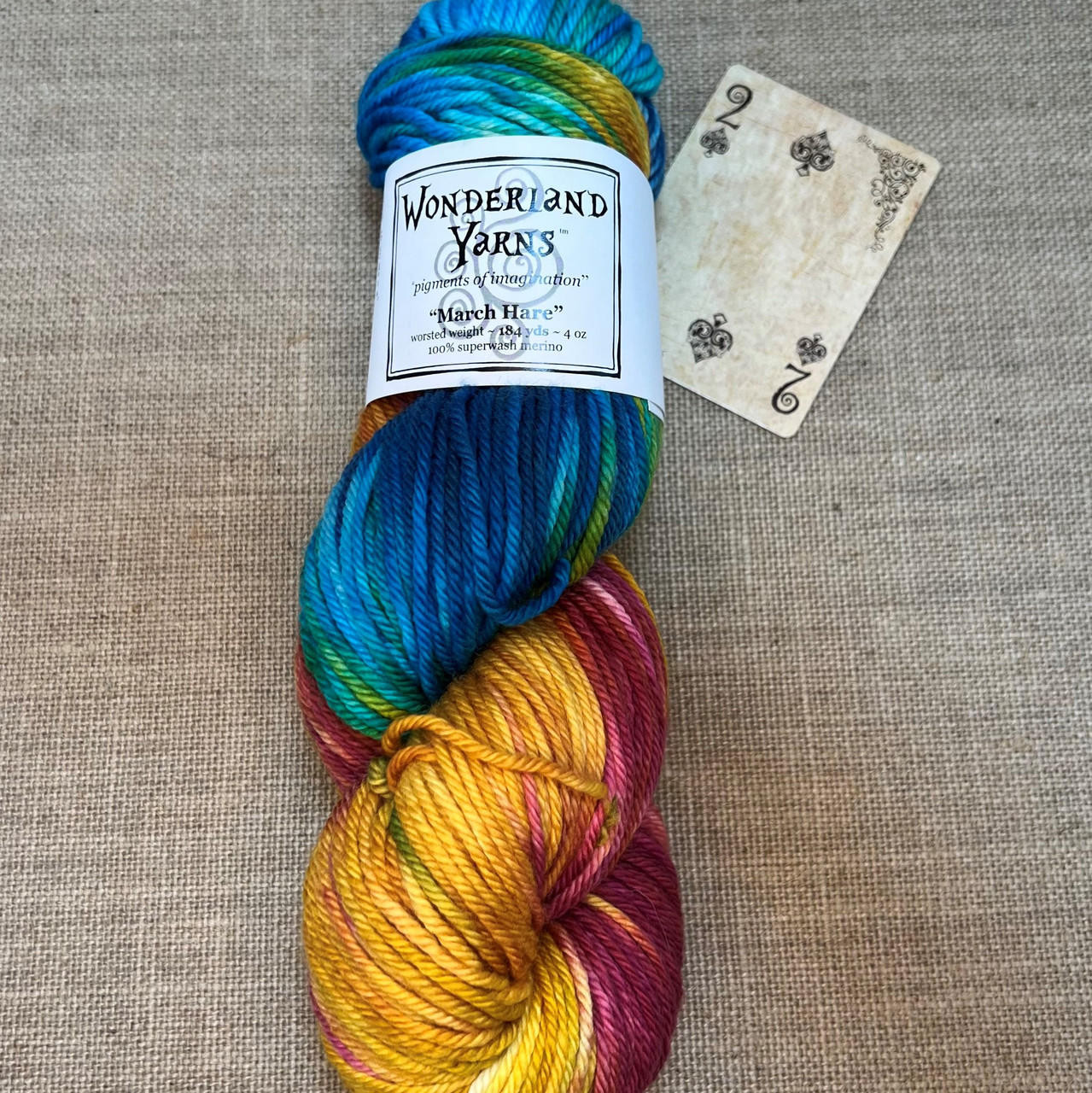 Hand-dyed Yarn @ Wonderland Yarns: Sari Ribbon, Watercolor