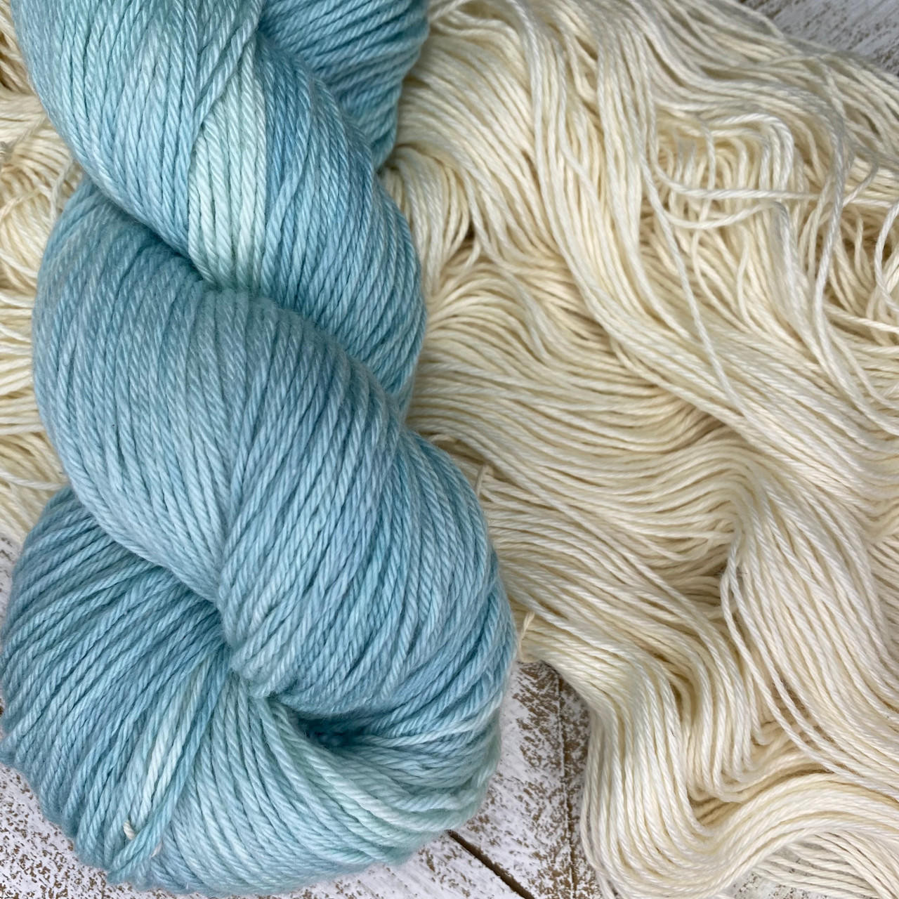 Cotton hand dyed floss - Mandarin