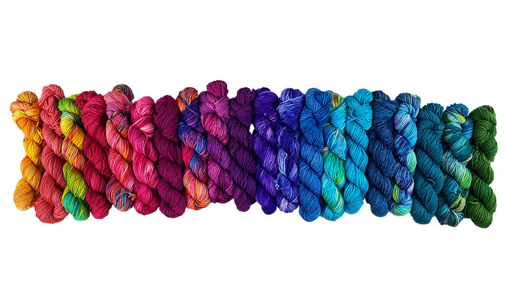 Hand-dyed Yarn @ Wonderland Yarns: Pleased as Punch