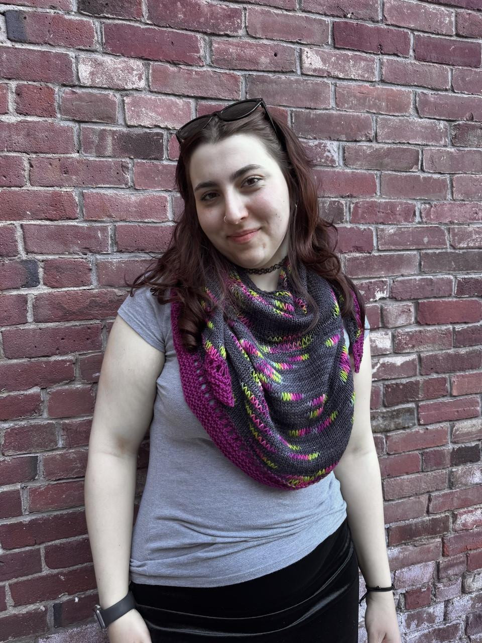 Yarn Kit @ Wonderland Yarns: Fizzy Pop Shawl Kit