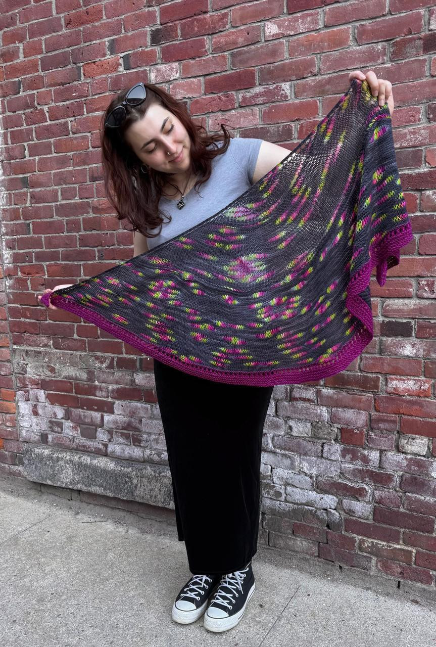 Yarn Kit @ Wonderland Yarns: Fizzy Pop Shawl Kit