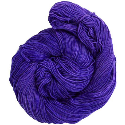 A vibrant, rich violet tonal colorway hand-dyed by Wonderland Yarns on a variety of yarn bases. Made in the USA.