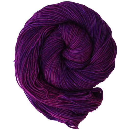 A rich, layered, semi-solid color with dark purple and bright pink undertones hand-dyed by Wonderland Yarns on a variety of yarn bases. Made in Vermont.