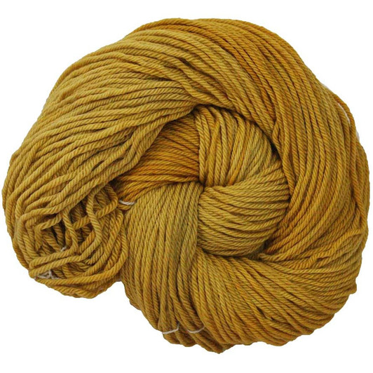 Mustard Mine is a warm gold tonal colorway with yellow undertones hand-dyed by Wonderland Yarns on your choice of yarn bases. Made in the USA.