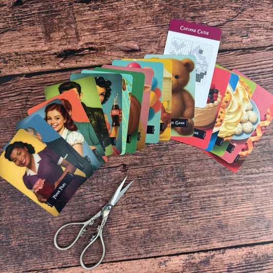 Every custom County Fair motif deck includes a curated assortment of charts by Wonderland Yarns in coordinating styles and stitch multiples, making it easy to experiment, combine, and create endless variations.