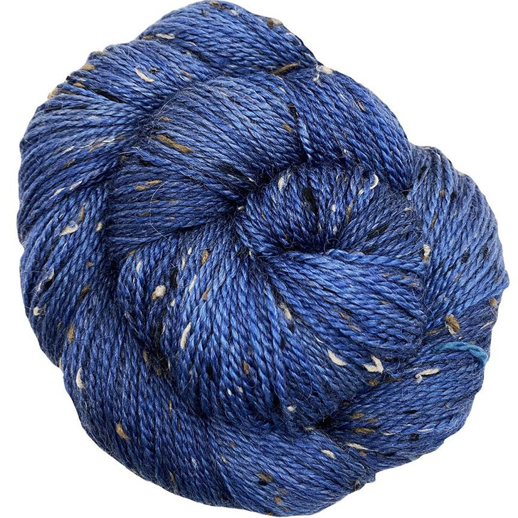 A luxury tweed yarn, silky soft and just delightful! High twist, excellent drape, with natural colored nepps throughout. Light sport weight yarn