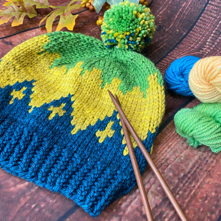 This adorable 'Summit Love' hat kit is a collaboration between Sellenee Sich (Swanky Mountain Yarn Shop) and Wonderland Yarns for the holiday season! We saw her cute hat featuring our March Hare minis and just knew it was a great quick-knit project to collaborate on!