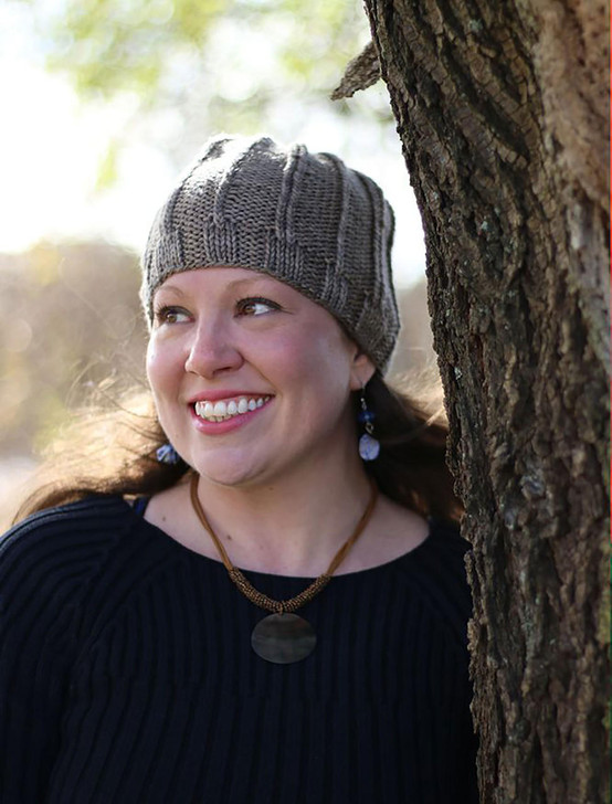 Straight Up Hat- Architectural pop of vertical lines make a bold yet refined statement on this unisex hat pattern. This one-skein worsted knit is simple, warm, quick, and gift-worthy! Free pattern available for download.