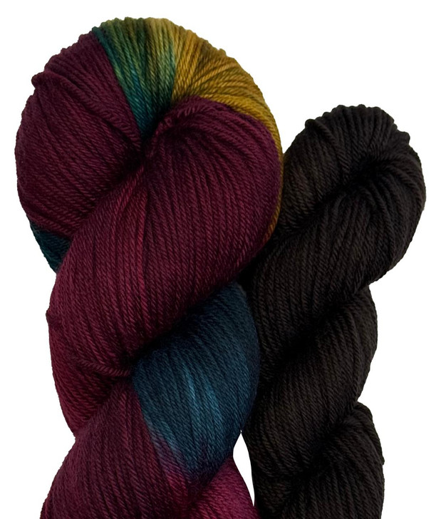 Kit 4 of the Fizzy Pop Shawl Kit by Wonderland Yarns.