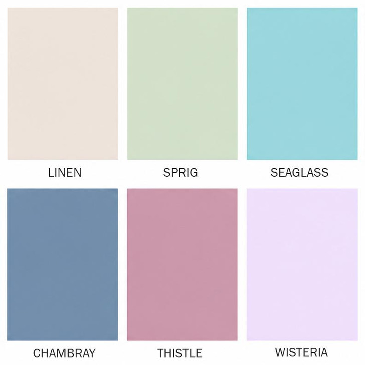 Available in six colors with signature opal accents.