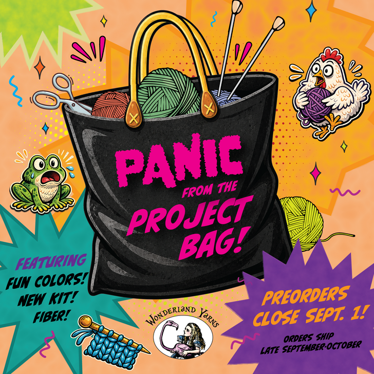 Panic from the Project Bag — Halloween Fiber